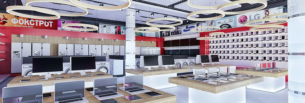 Use of wireless display monitoring products in electronic goods stores？